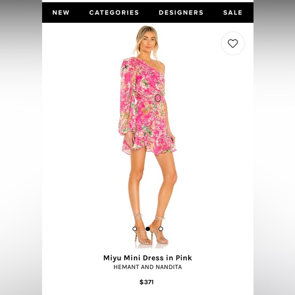 Hemant and Nandita one shoulder dress - Picture 2 of 4